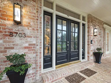 fiberglass door in spring